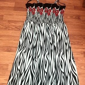 Sexy Vintage  Gypsy PRINT DESIGN SUN DRESS